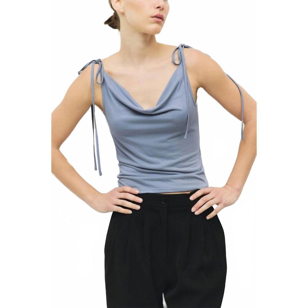 NEW ALL : ROW parker top in blue